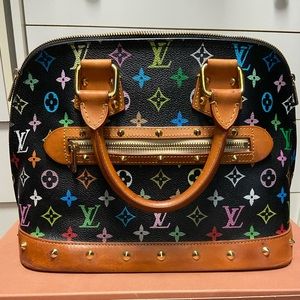 Authentic LV Monogram Multicolor Alma